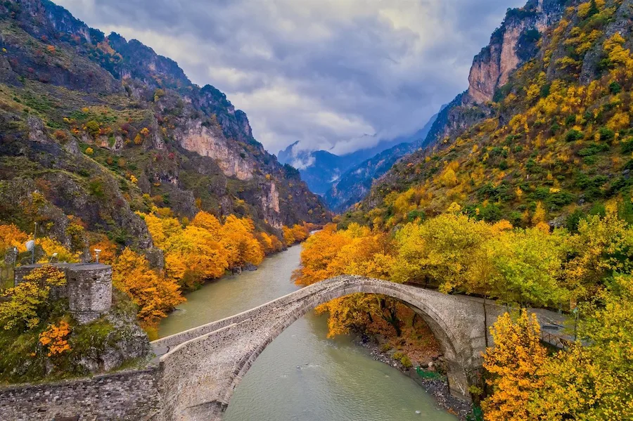 The stone-bridge of Konitsa at Zagori