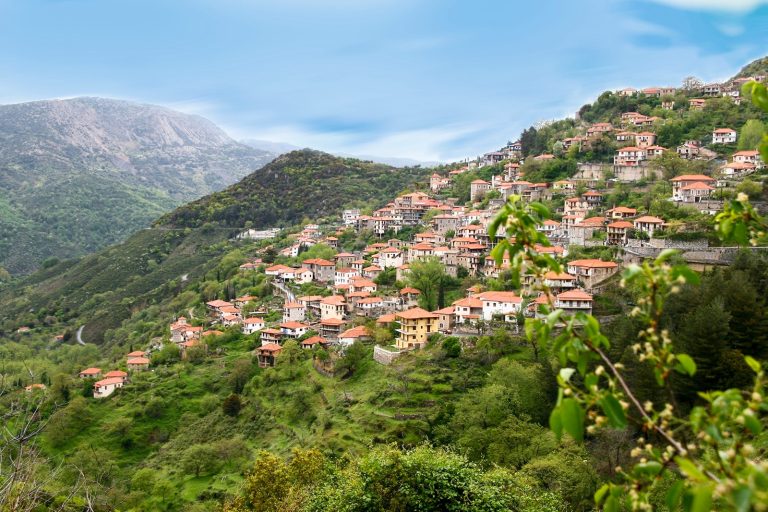 Lagkadia village, Arcadia