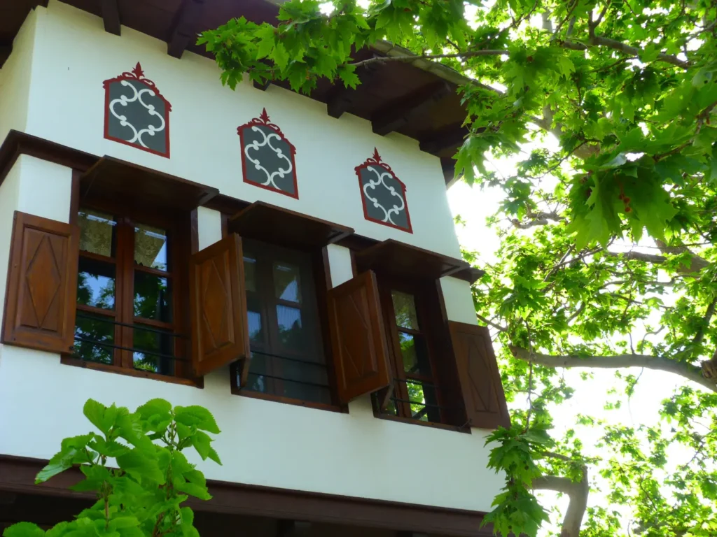 Traditional architecture of Pelion houses